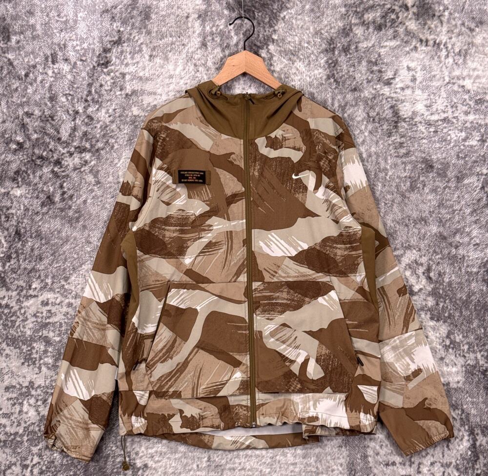 Nike Jacket Large Mens Cascade Brushstroke Full Zip Hooded